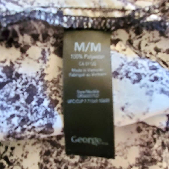 George Print Sheer Top - Picture 6 of 6